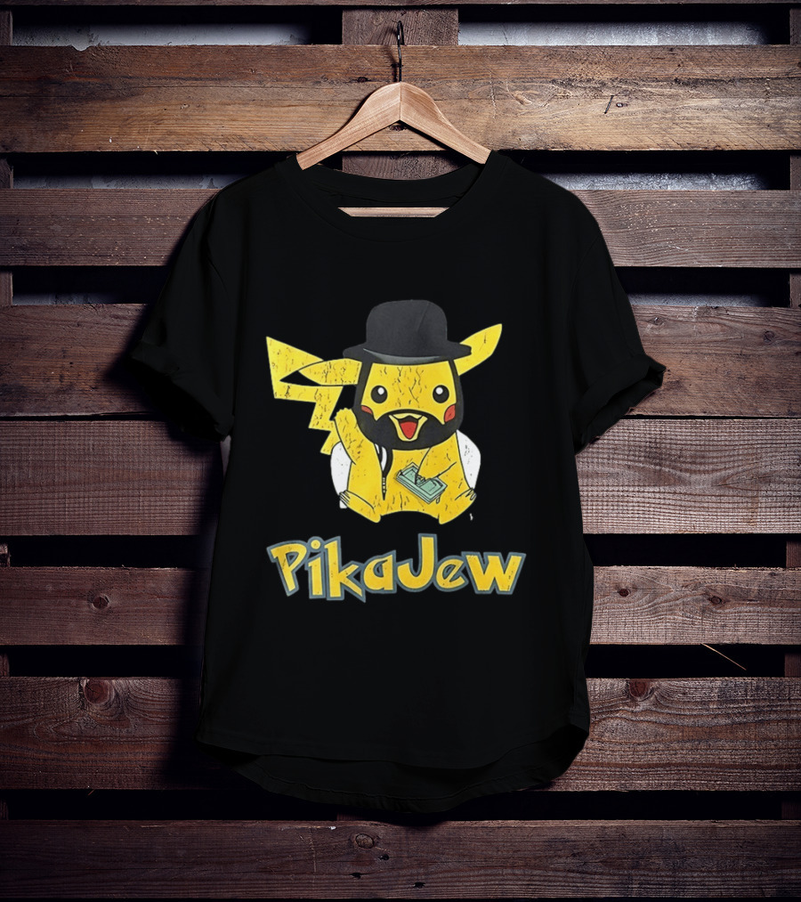 PikaJew And Niggachu Pokemon T-Shirt
