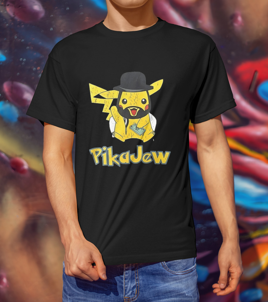 PikaJew And Niggachu Pokemon T-Shirt