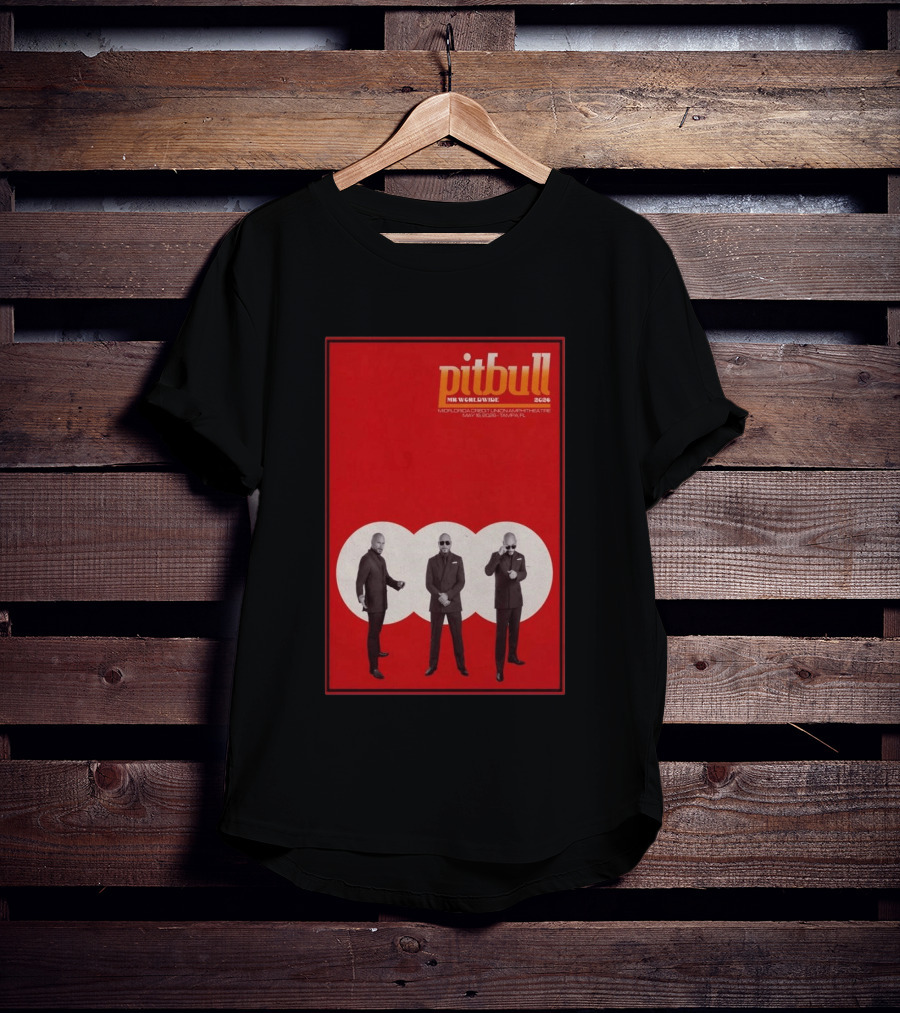 Pitbull Mr. Worldwide 2026 Midflorida Credit Union Amphitheatre May 16 Tampa FL T-Shirt