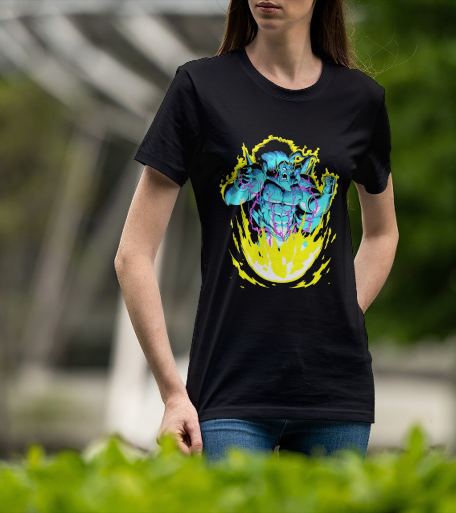Starbarians Killgar Killgarian Rage Burst With Electric Energy T-Shirt