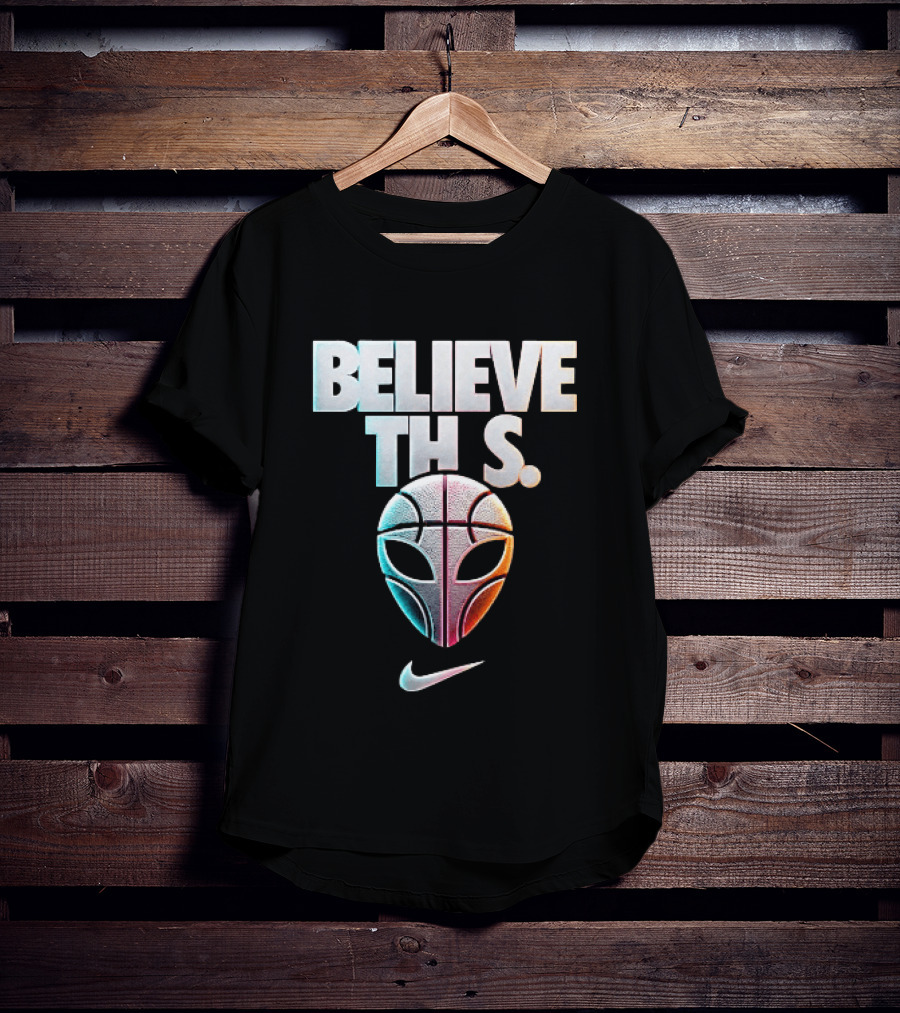 Victor Wembanyama San Antonio Spurs Believe This Alien Basketball Nike T-Shirt