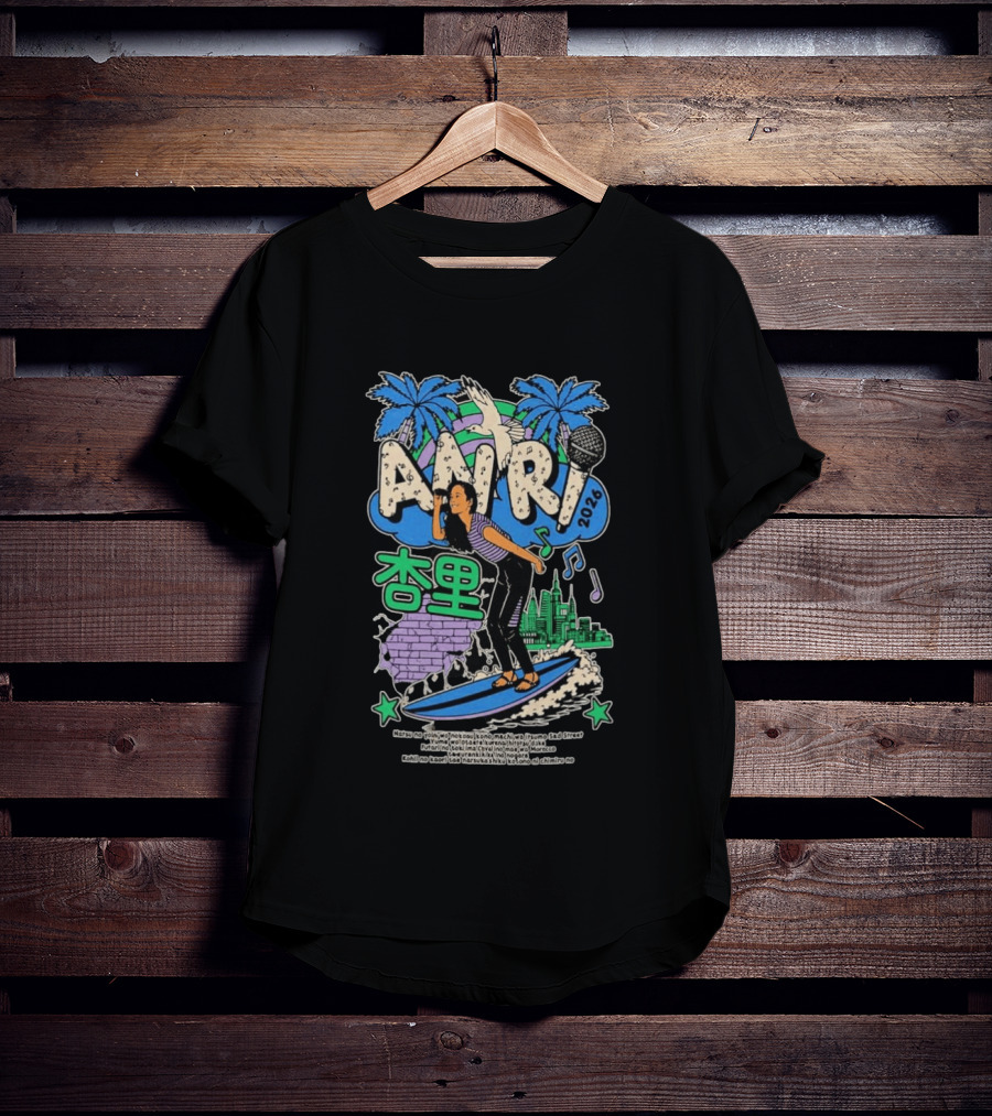 ANRI Brooklyn NY 2026 Surfing Music Vibes T-Shirt
