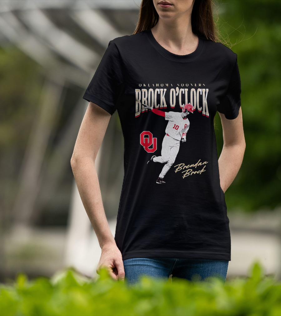 Brendan Brock Oklahoma Sooners Brock O' Baseball T-Shirt
