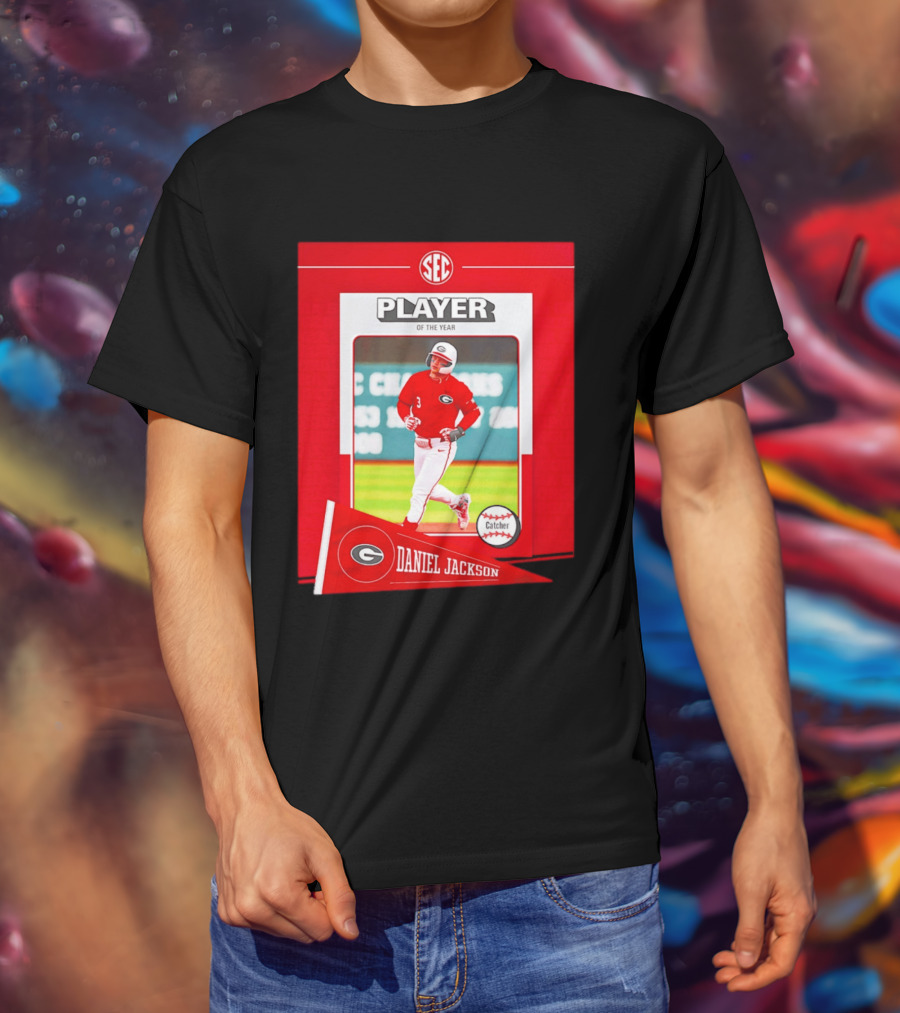 SEC Player Of The Year Daniel Jackson Catcher Georgia 2026 T-Shirt