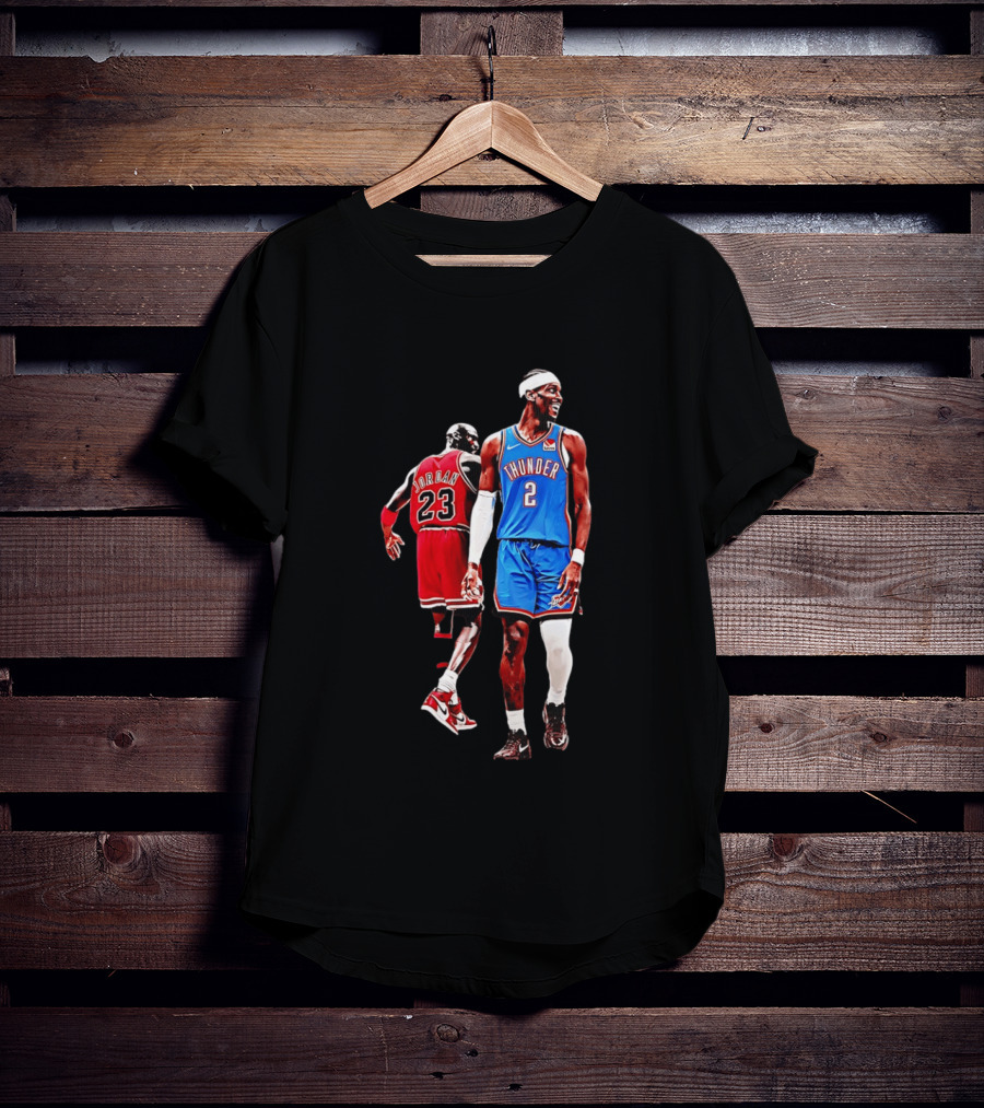Shai Gilgeous Alexander Thunder Back 2 Back MVP SGA Pay 2026 Jordan 23 OKC T-Shirt