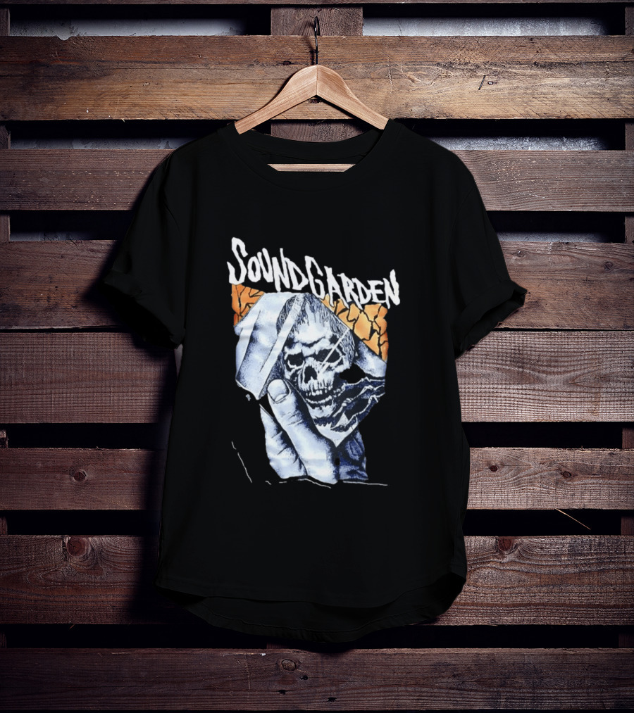 Soundgarden Skull Hand Broken Glass T-Shirt