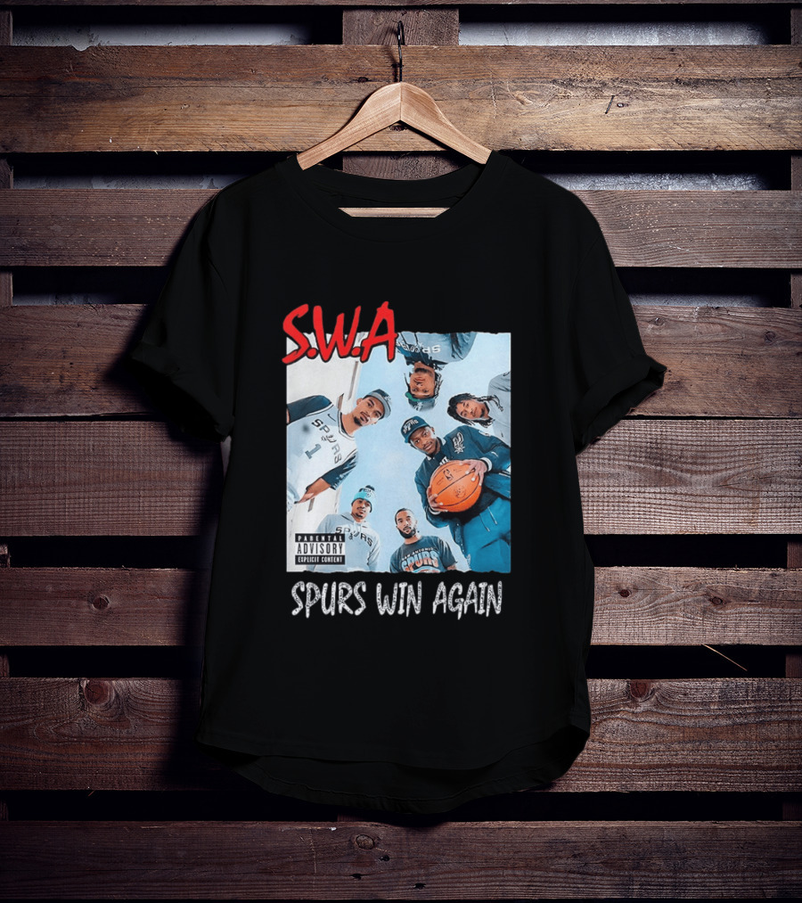 SWA Spurs Win Again San Antonio Spurs Straight Outta Compton T-Shirt