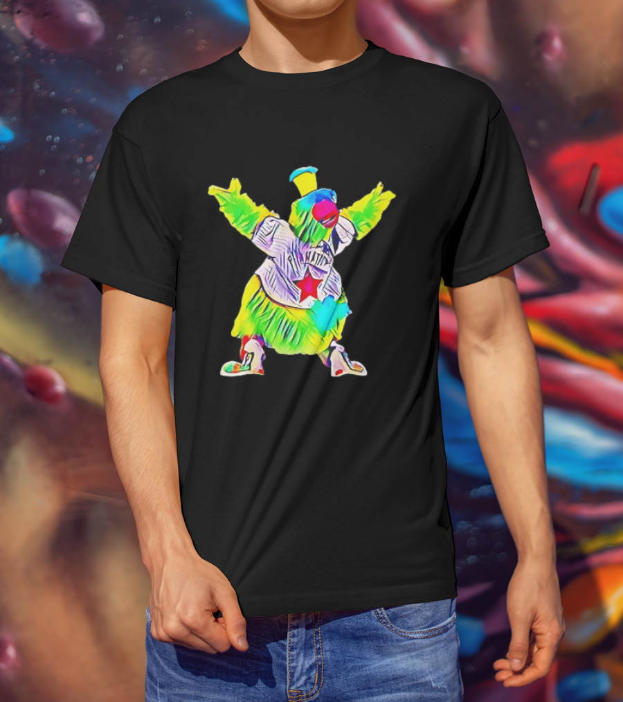 Philly Phillie Phanatic Baseball Mascot Celebration T-Shirt