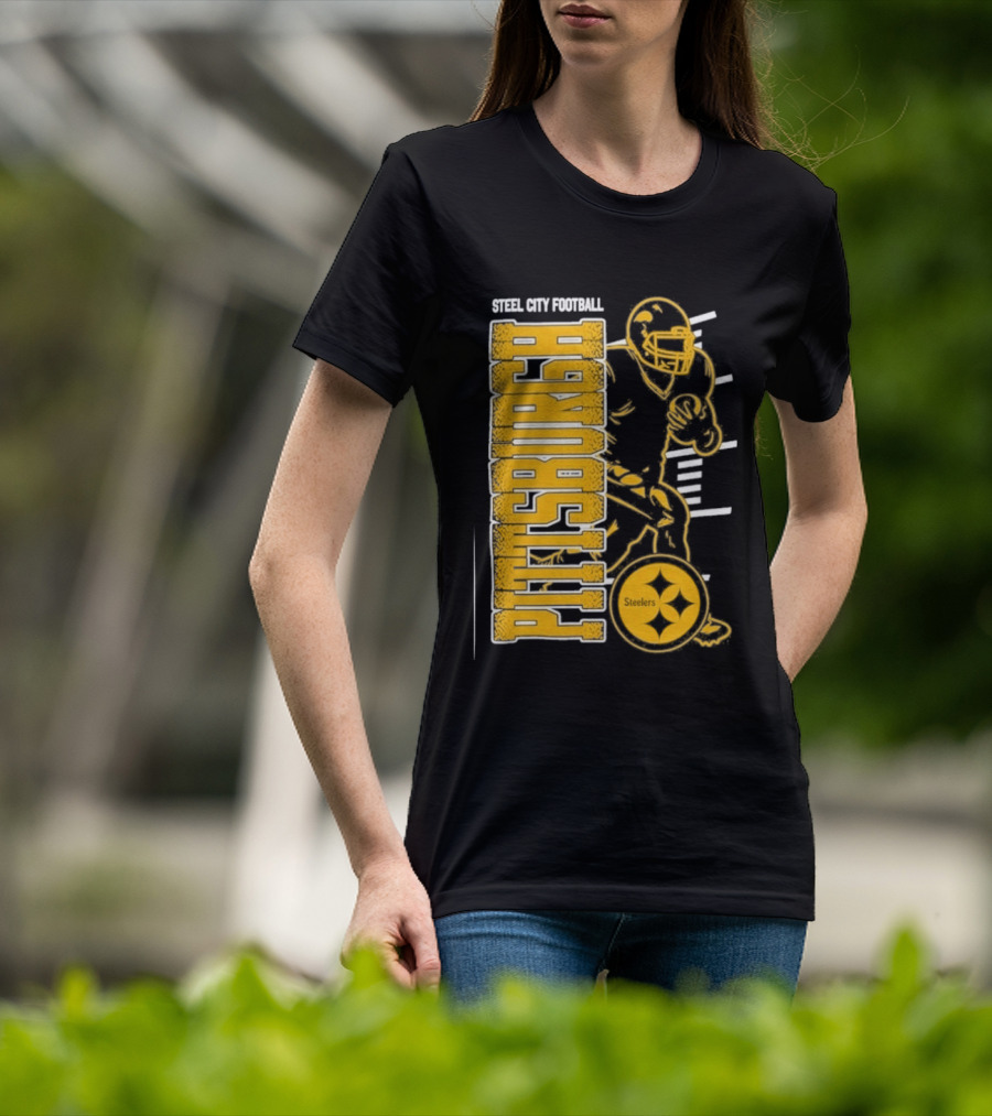 Steel City Football Pittsburgh Steelers Train T-Shirt