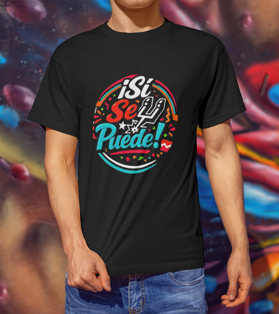 ¡Si Se Puede San Antonio Spurs 2026 Fiesta Colors Celebration T-Shirt