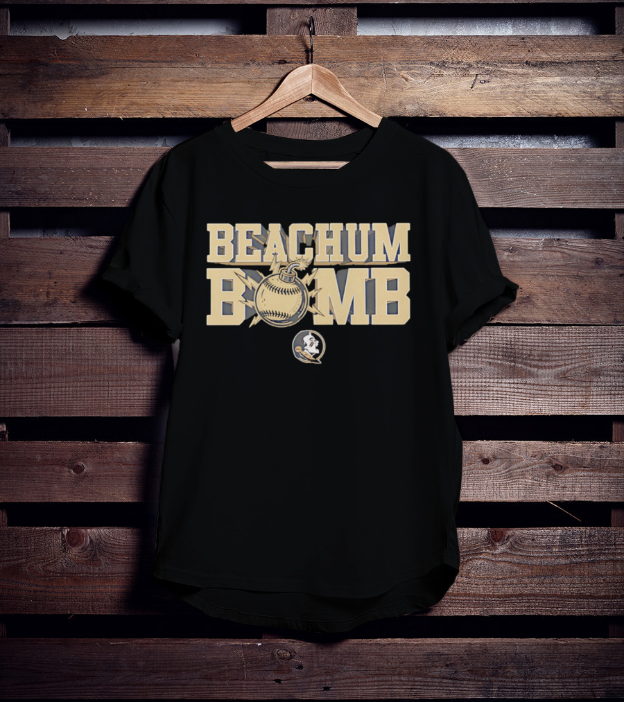 Beachum Bomb Baseball With Florida State Seminole T-Shirt
