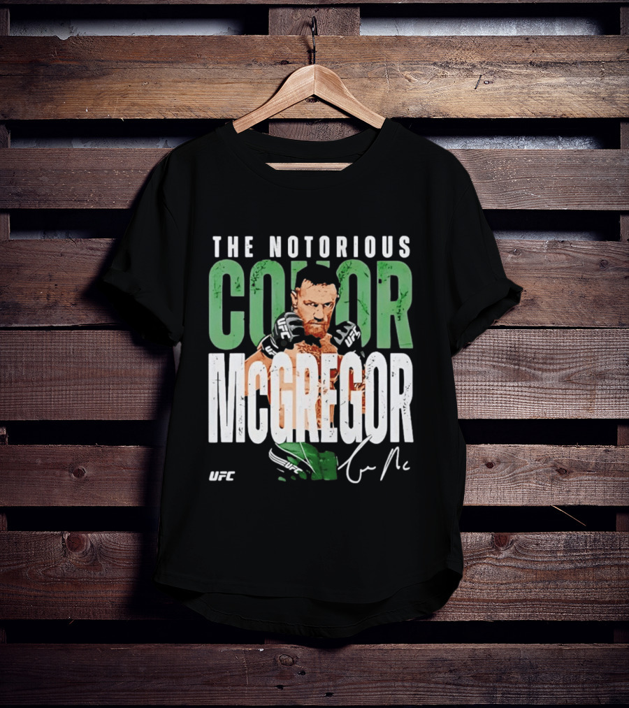 The Notorious Conor McGregor UFC Fighter Signature T-Shirt