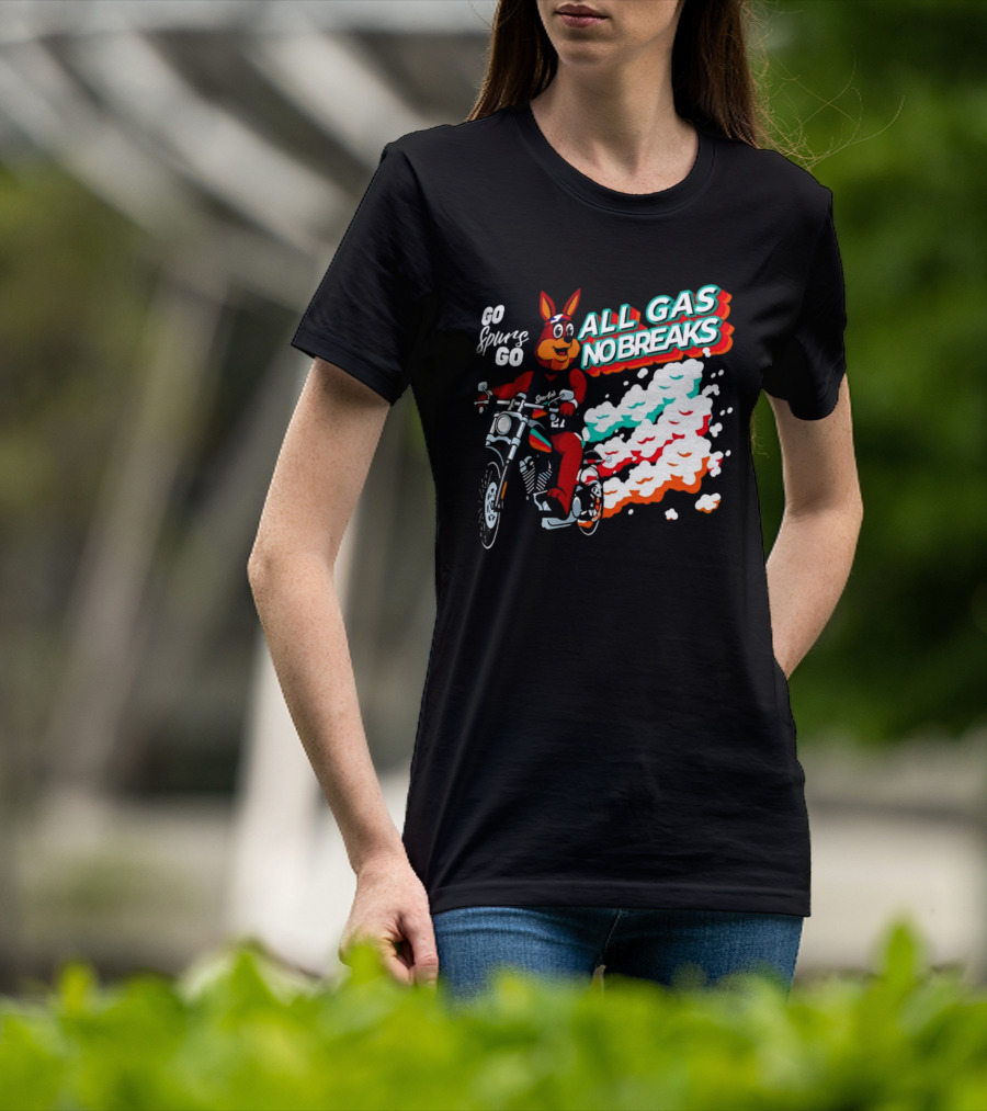 San Antonio Spurs Coyote Go Spurs Go All Gas No Breaks T-Shirt