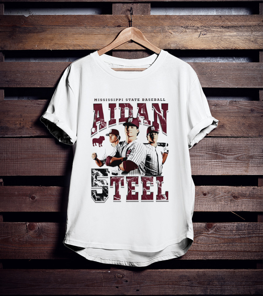 Mississippi State Baseball Aidan Teel 5 T-Shirt