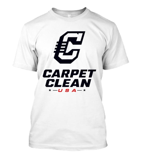Carpet Clean USA C Logo Bold Lettering T-Shirt