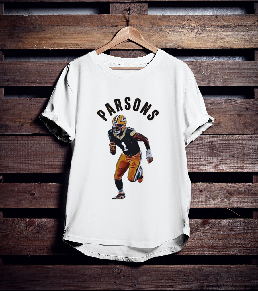 Parsons Green Bay Packers Number 1 Football Player T-Shirt