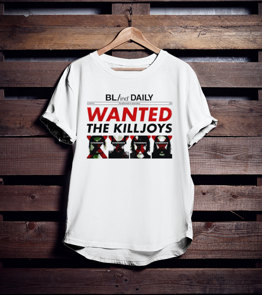 BL/ind Daily Wanted The Killjoys Danger Days Album T-Shirt