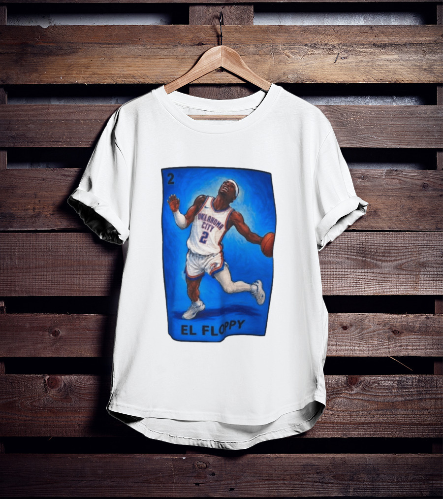 Shai Gilgeous Alexander Oklahoma City 2 El Floppy Basketball T-Shirt