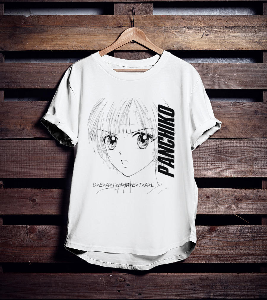Panchiko Death Metal Manga T-Shirt