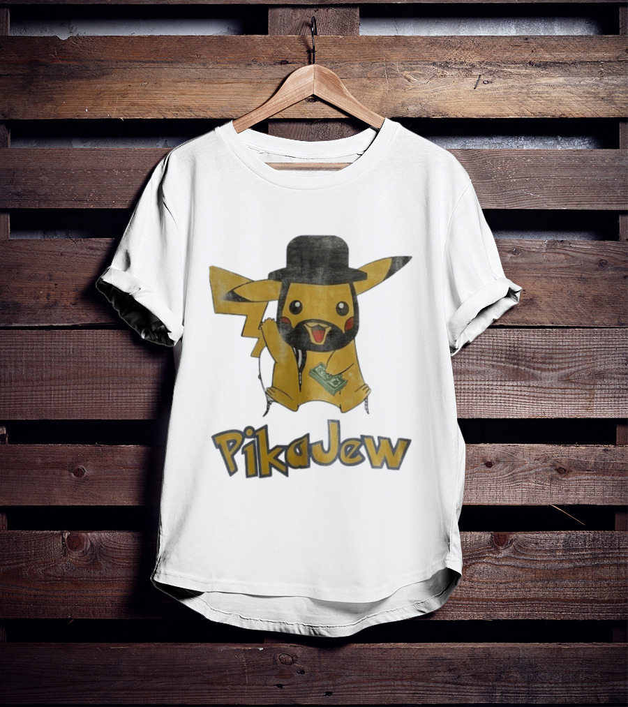 Pikachu PikaJew Meme Wearing Hat And Holding Money T-Shirt