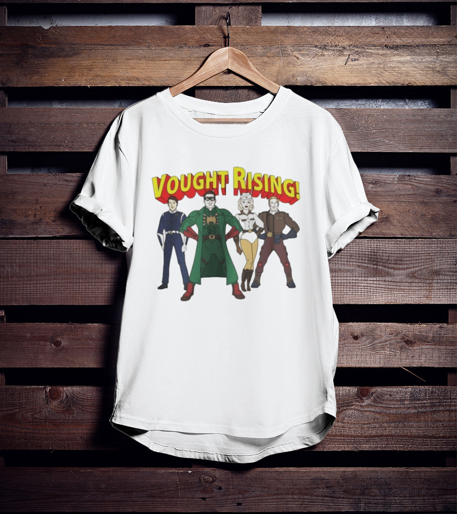 Vought Rising The Boys Superhero Team Vought International Characters T-Shirt