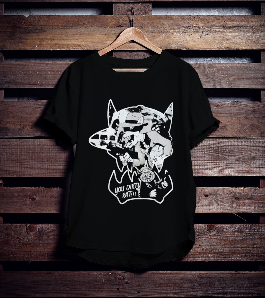 Gangster Animals You Dirty Rat Mobster Showdown Guns T-Shirt