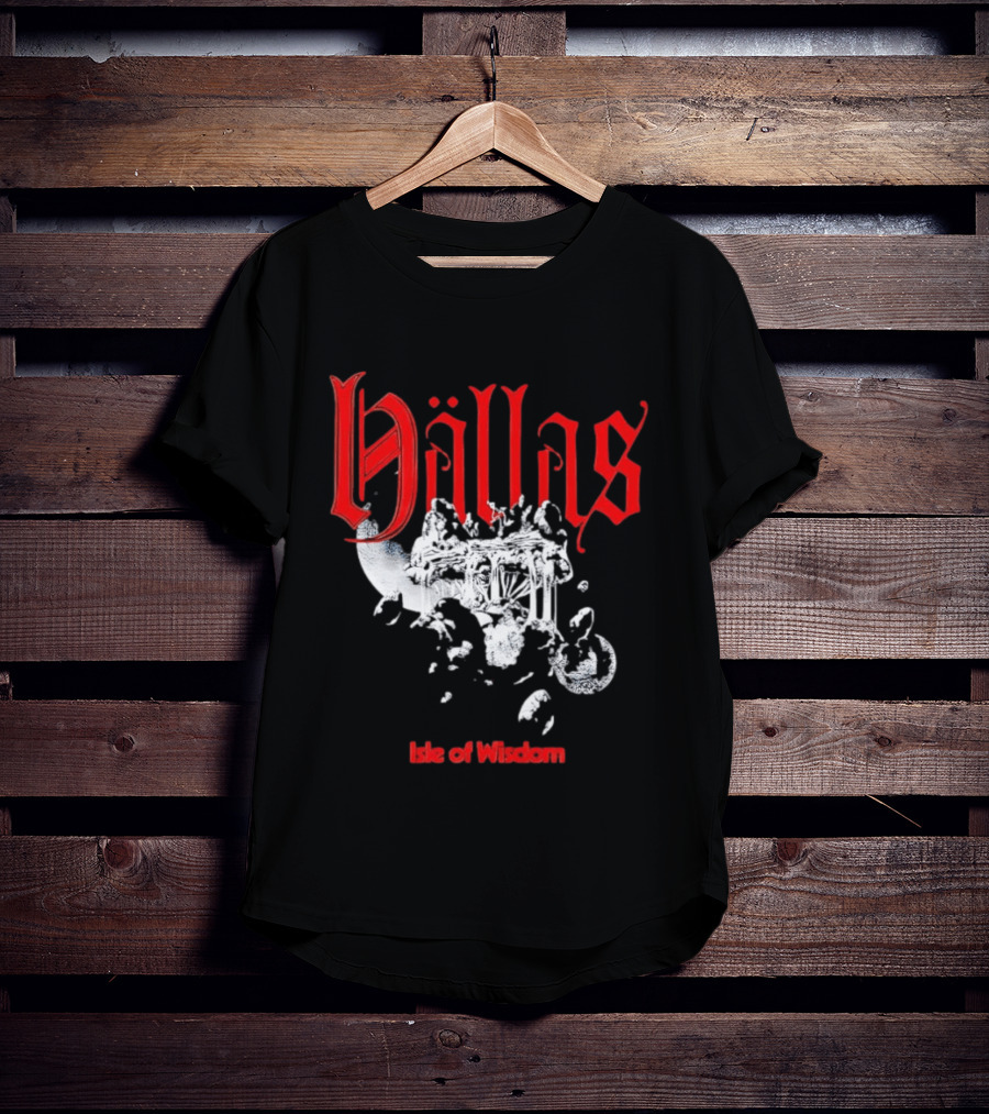 Hallas Isle Of Wisdom Floating Island Fantasy T-Shirt