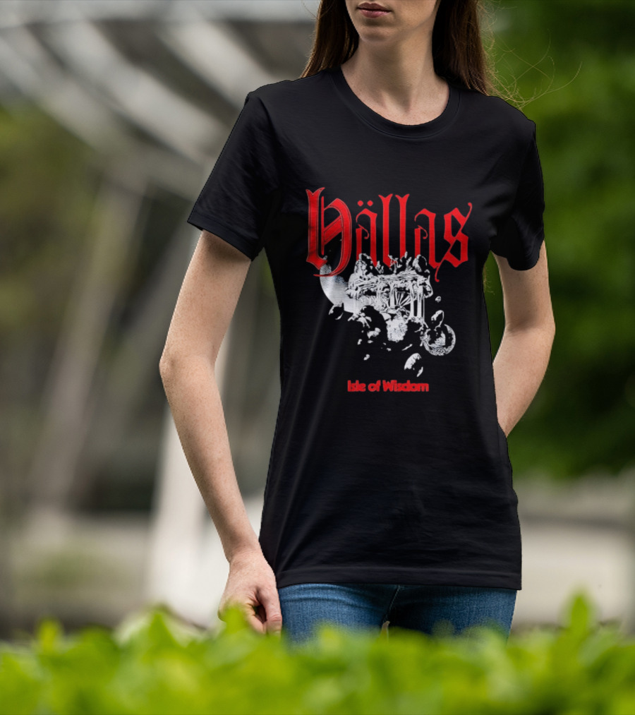 Hallas Isle Of Wisdom Floating Island Fantasy T-Shirt