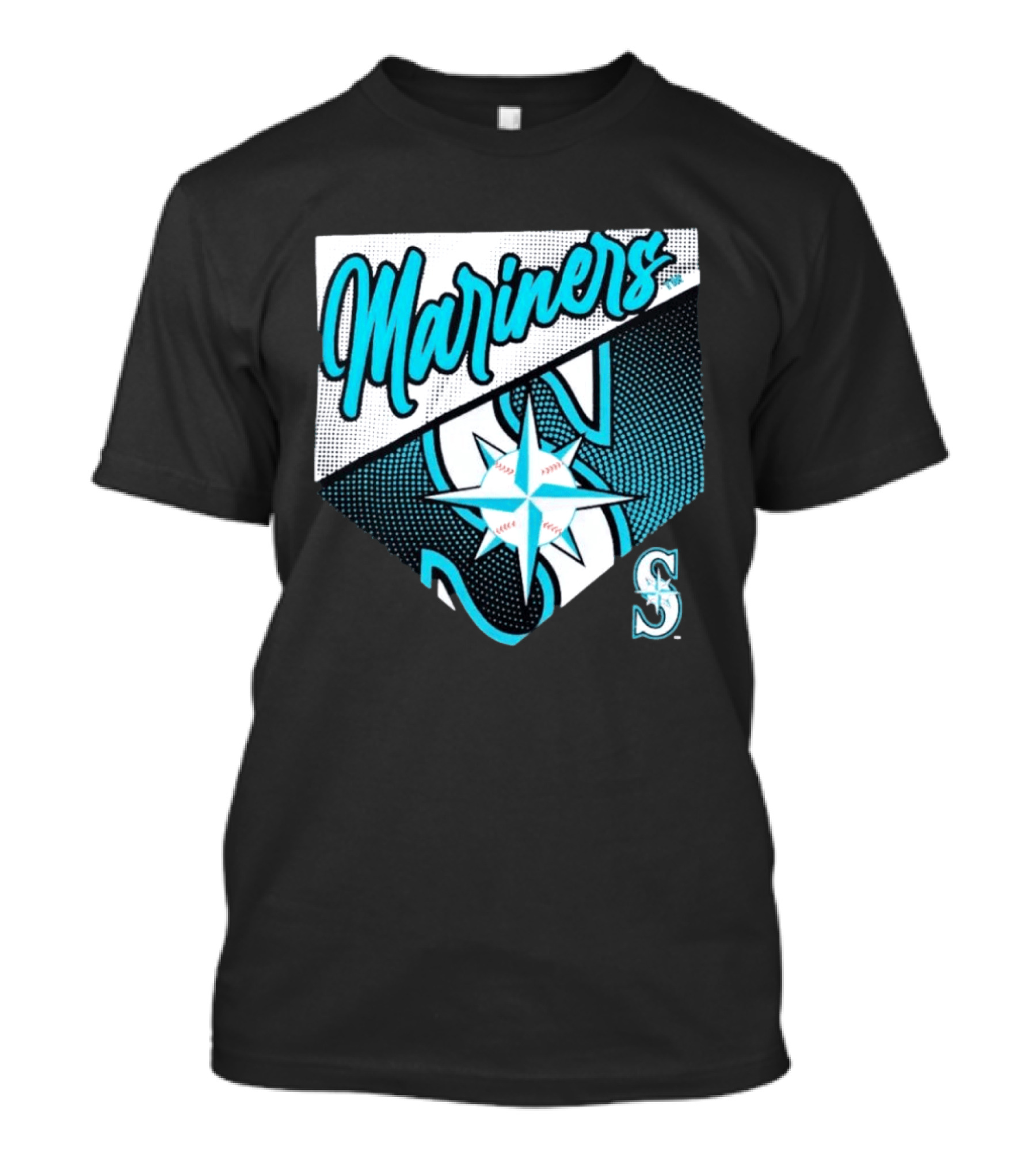Mariners Compass Baseball Seattle Mariners T-Shirt