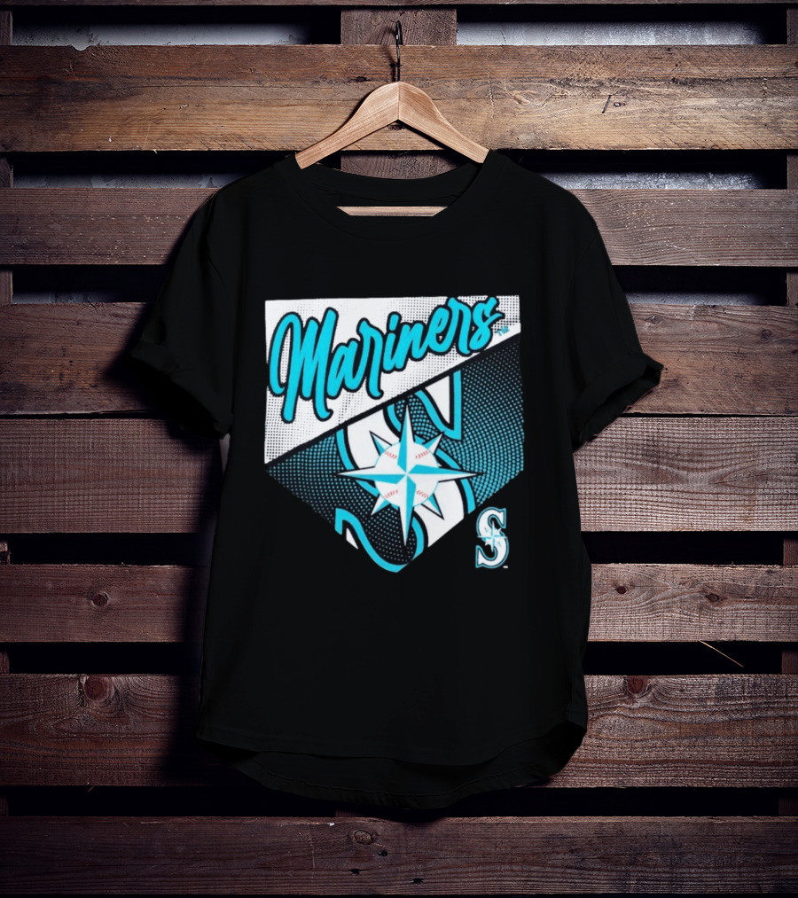 Mariners Compass Baseball Seattle Mariners T-Shirt