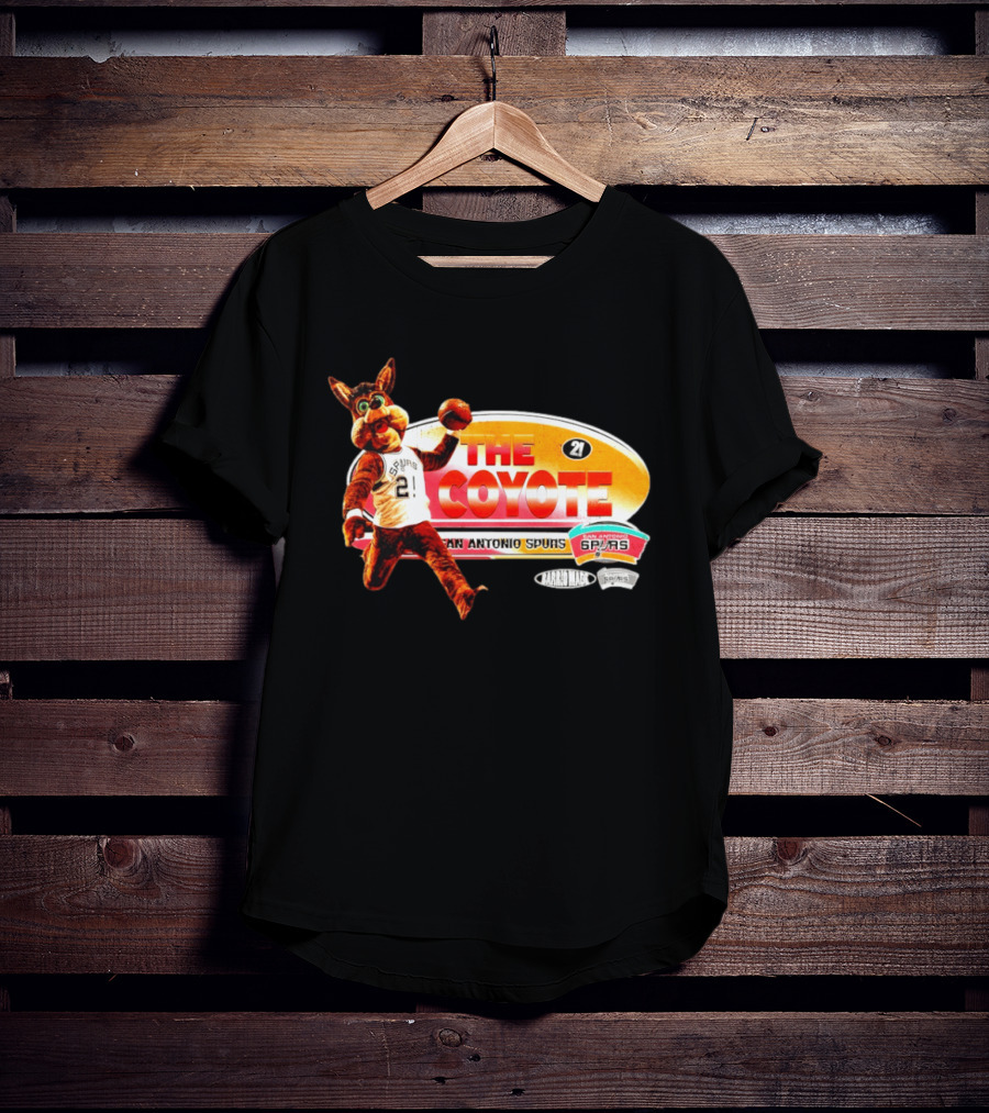 The Coyote 21 San Antonio Spurs Fans Karmanac T-Shirt