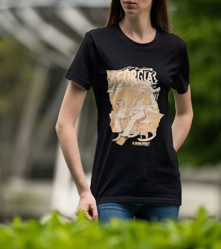 Georgia Skeleton Cowboy Southern Hospitality Tour May 23 MMXXVI T-Shirt