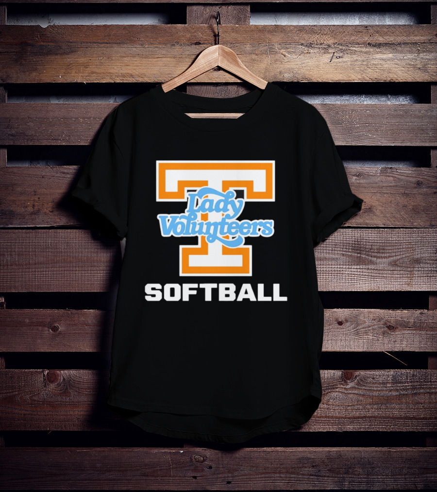 University Of Tennessee Lady Volunteers Orange Softball Team T-Shirt