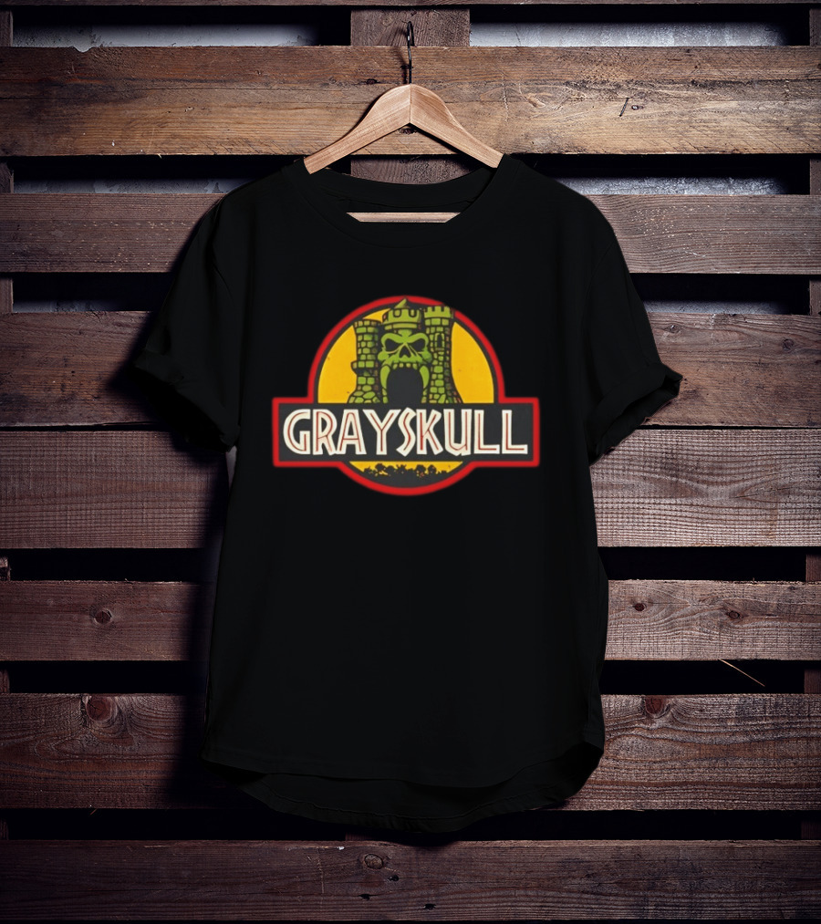 Grayskull Castle Masters Of The Universe Jurassic Park T-Shirt