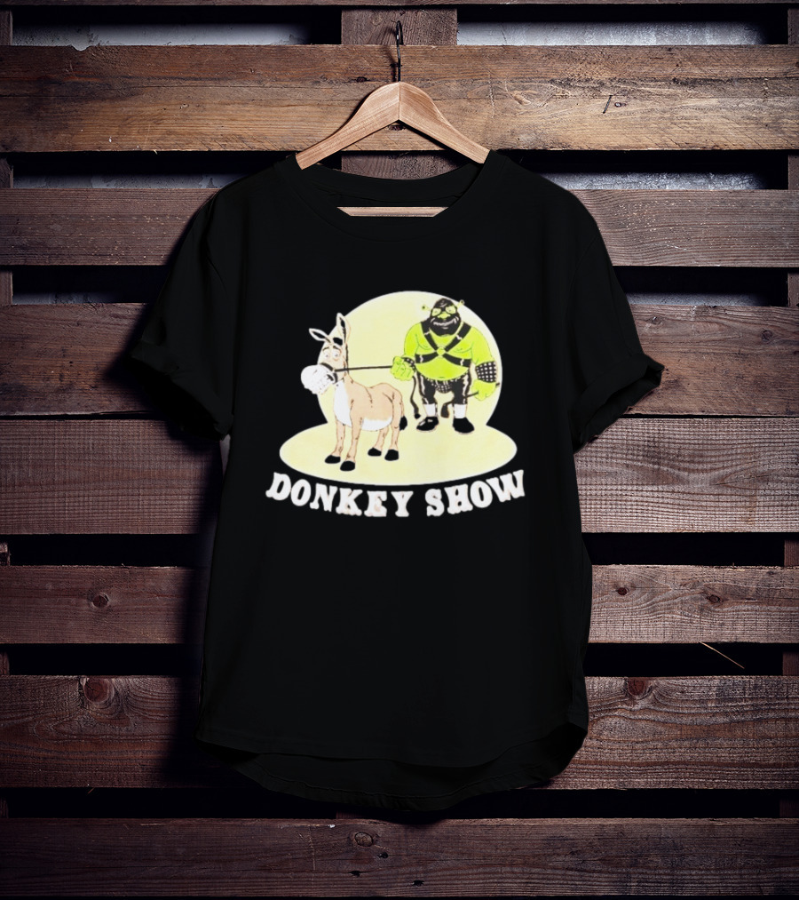Shrek Gimp Donkey Show Leash T-Shirt