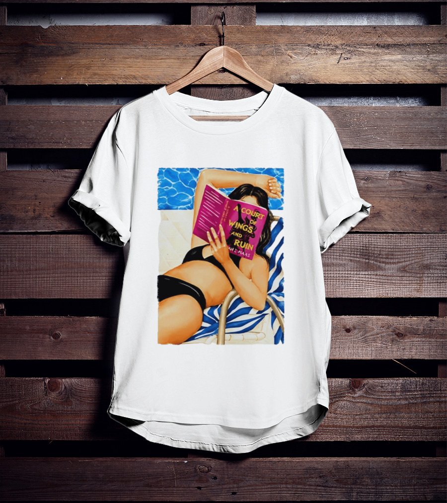 A Court Of Wings And Ruin Summer Poolside Reading Relaxation T-Shirt