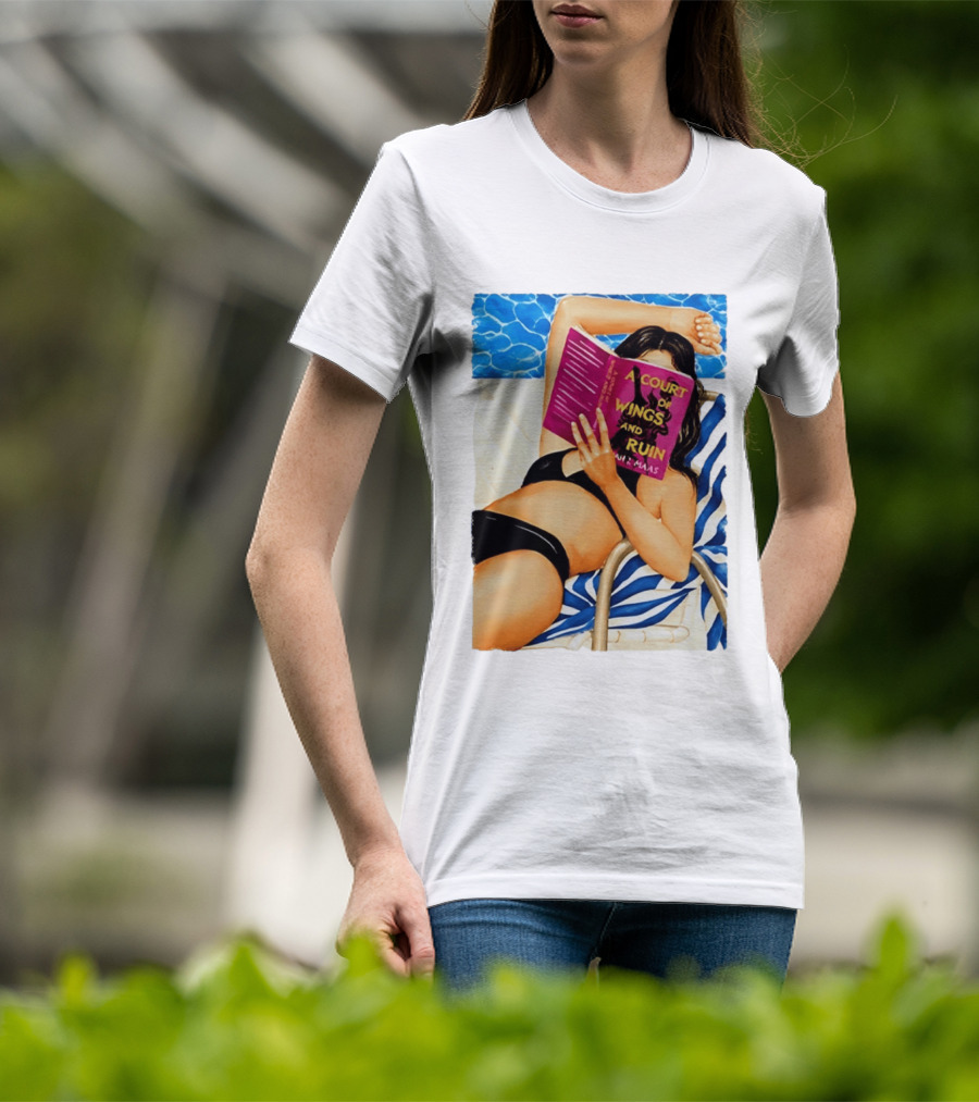 A Court Of Wings And Ruin Summer Poolside Reading Relaxation T-Shirt