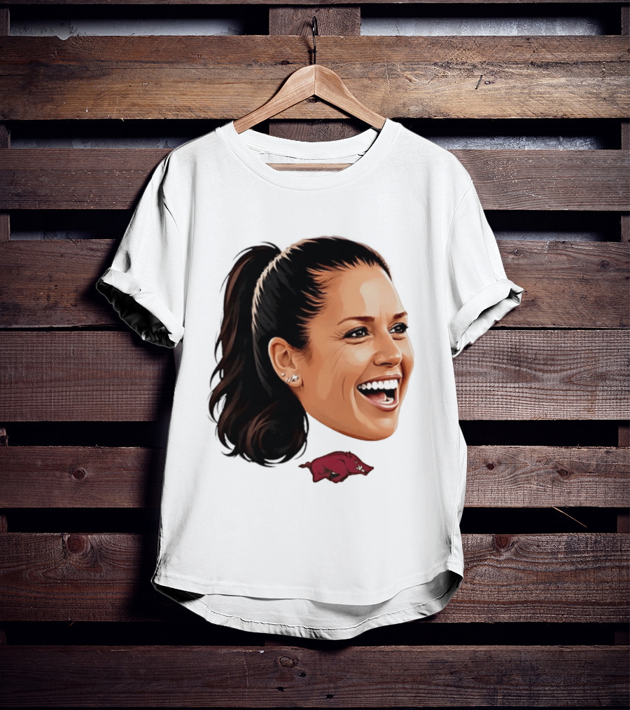 Arkansas Razorbacks Kailey Wyckoff Caricature Sports Team Fan Spirit T-Shirt