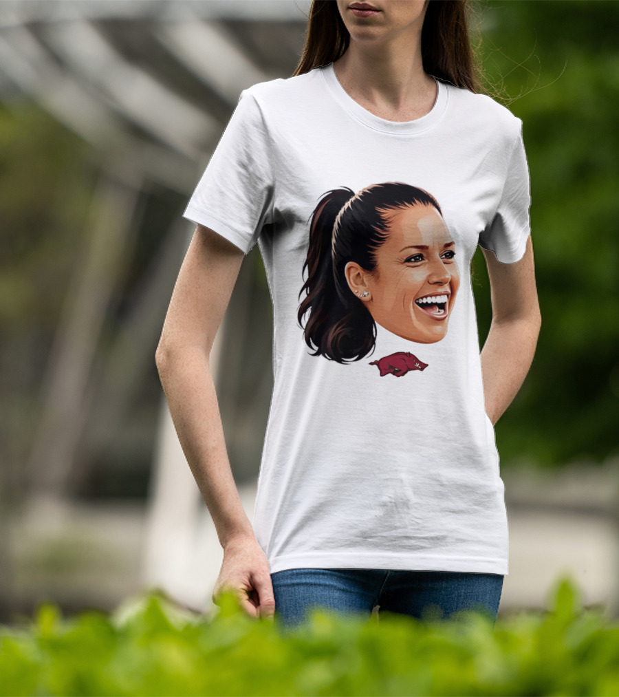 Arkansas Razorbacks Kailey Wyckoff Caricature Sports Team Fan Spirit T-Shirt