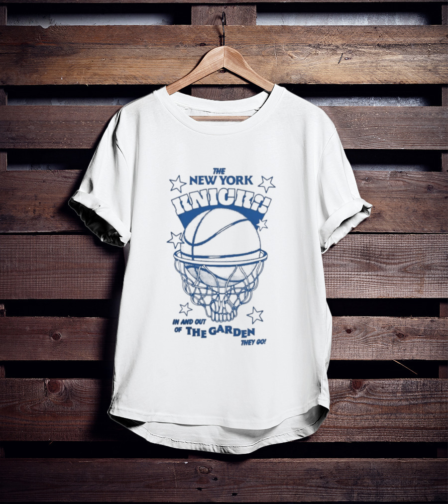 The New York Knicks Grateful Dead Steal Your Face Basketball In And Out Of The Garden T-Shirt