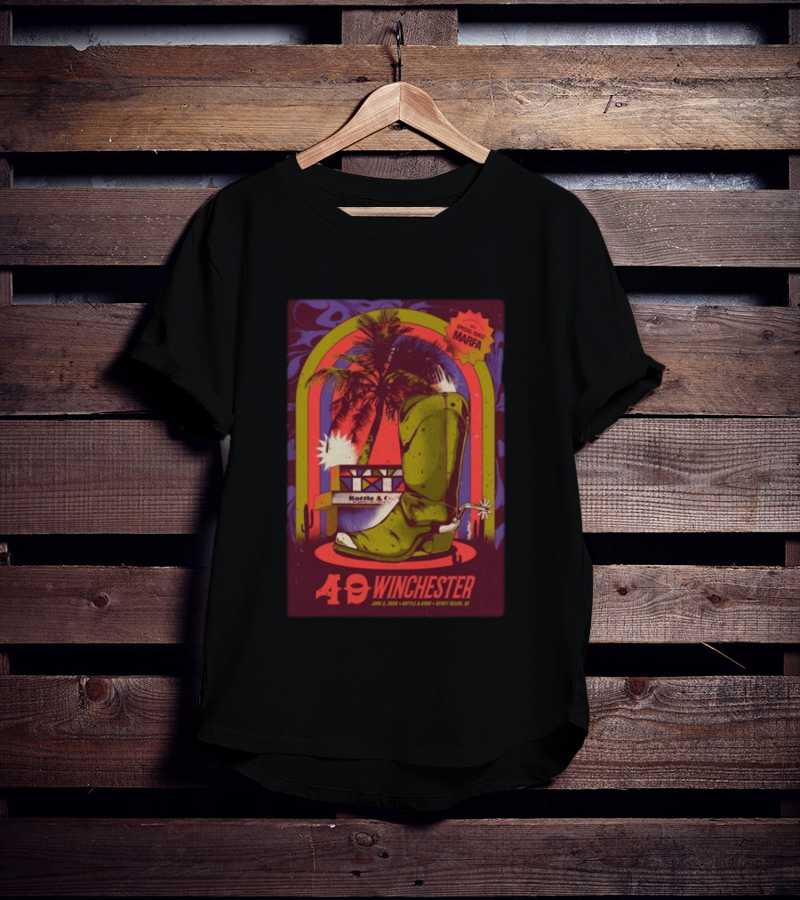 49 Winchester June 5 2026 Bottle & Cork Dewey Beach DE Special Guest Marfa T-Shirt
