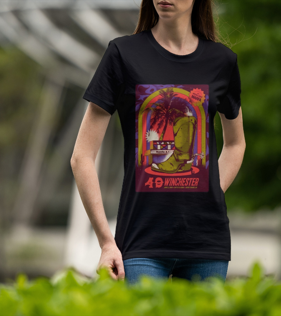 49 Winchester June 5 2026 Bottle & Cork Dewey Beach DE Special Guest Marfa T-Shirt