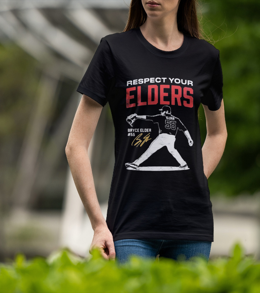 Respect Your Elders Bryce Elder #55 Atlanta T-Shirt