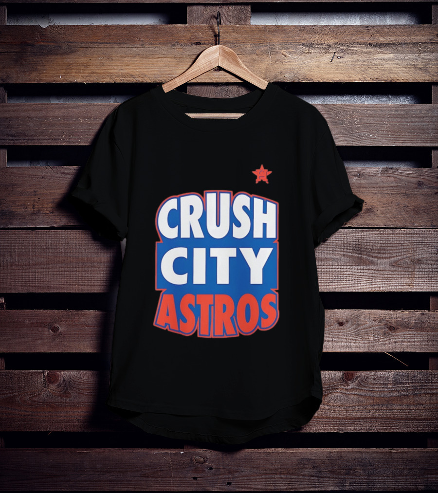 Houston Astros Crush City Astros Baseball Fan T-Shirt