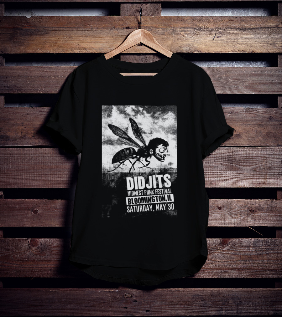 Didjits Midwest Punk Festival Bloomington IL Saturday May 30 T-Shirt
