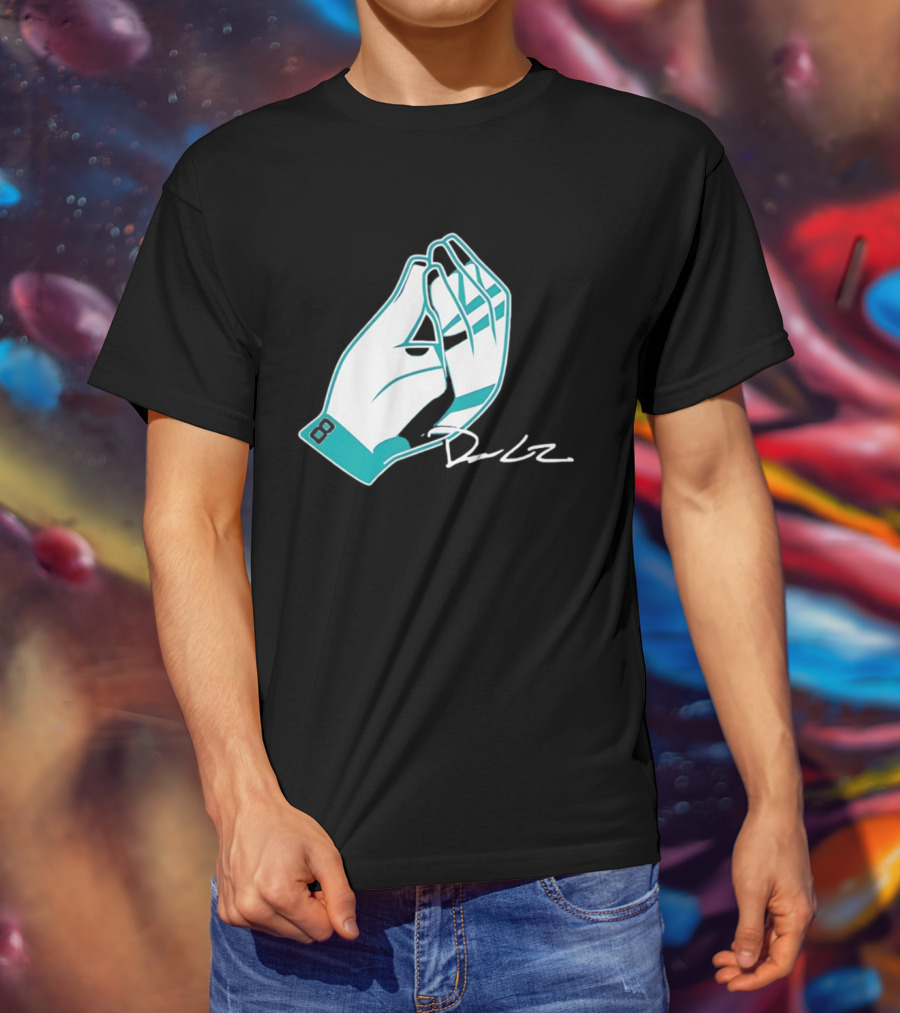 Dominic Canzone Seattle Mariners Che Vuoi Hand Gesture 8 Signature T-Shirt
