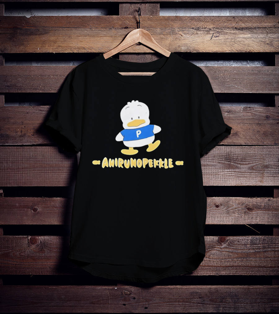 AhirunoPekkle P Blue Sanrio Character Duck T-Shirt