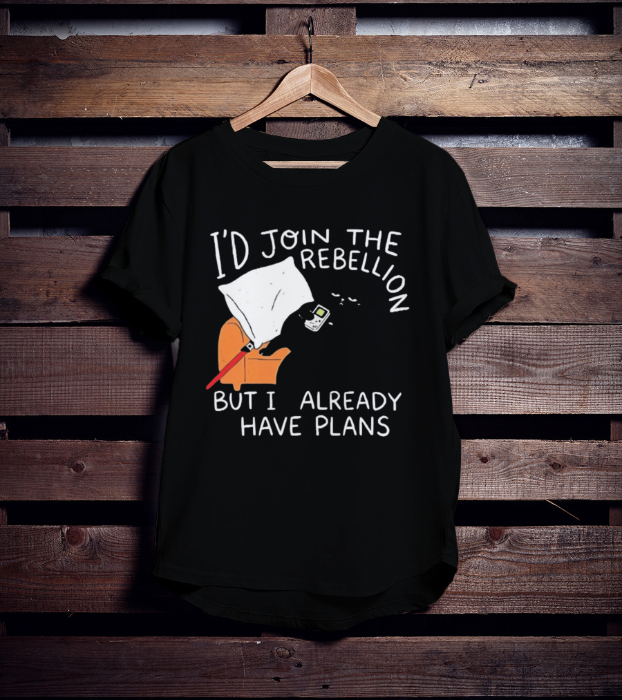 Lazy Cat Gaming Couch Rebellion Plans Funny Humor T-Shirt