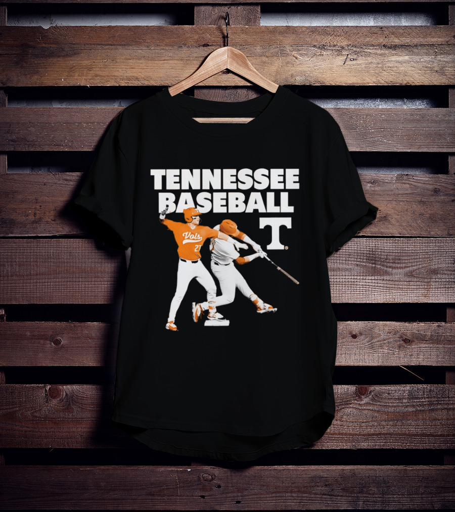 Tennessee Volunteers Baseball Vols Number 27 T-Shirt