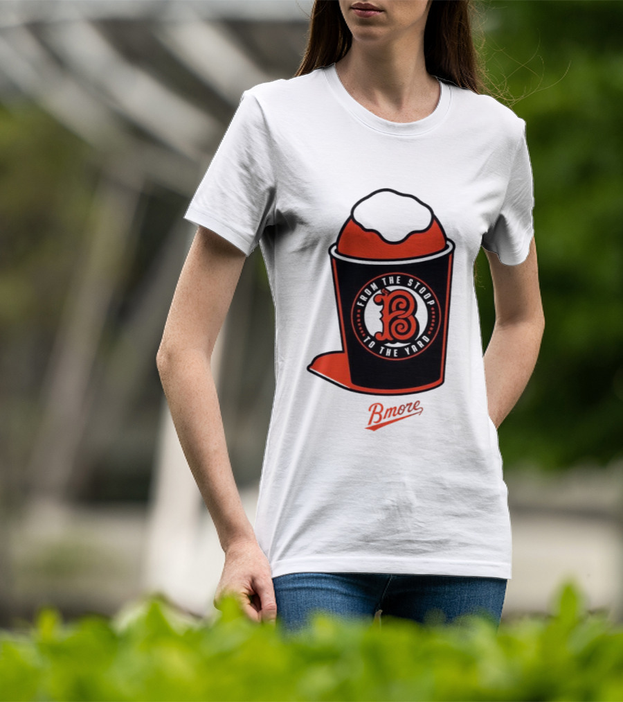 Baltimore Orioles From The Stoop To The Yard Bmore SnoCone T-Shirt
